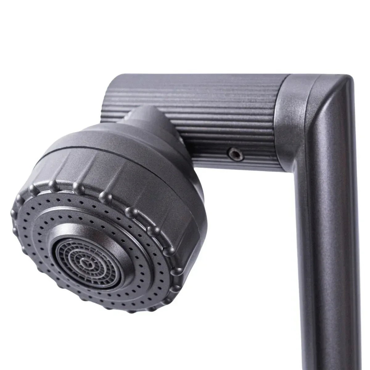 Baterie chiuveta pentru o singura alimentare cu apa, (cald sau rece), rotire 360°, multifunctionala, cu design modern, Naimeed D6186, Gri