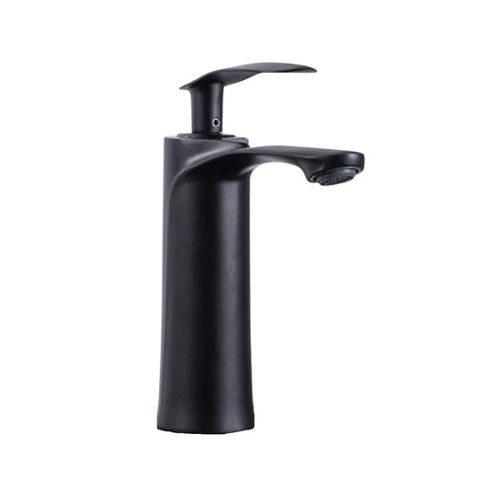 Baterie pentru baie cu design modern, Naimeed D6200, Negru mat