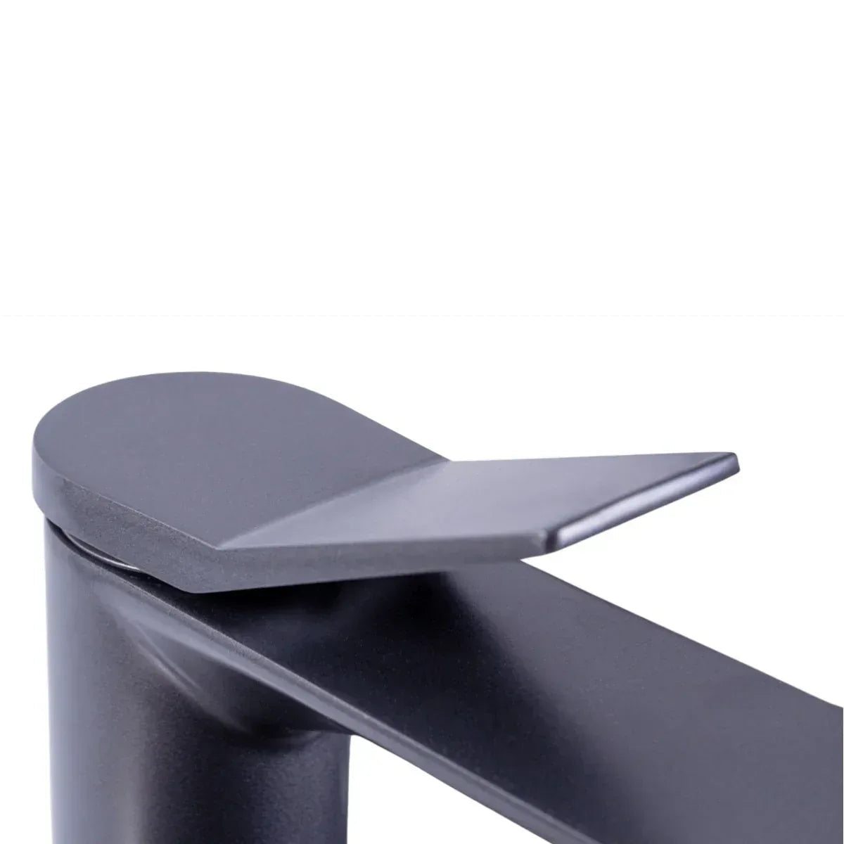 Baterie pentru baie cu design modern, Naimeed D6205, Gri mat