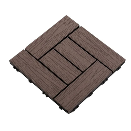 Dala deck terasa WPC, Naimeed D6253, 30x30x2cm, Maro