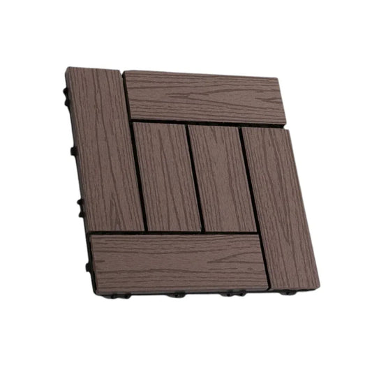 Dala deck terasa WPC, Naimeed D6253, 30x30x2cm, Maro