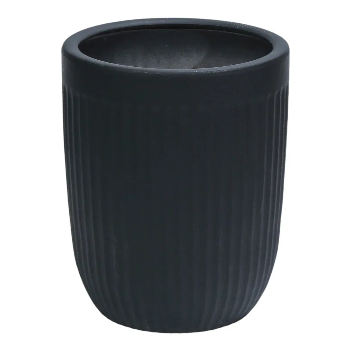 Ghiveci ecologic, Eco-friendly, Naimeed D6359, Mare, din materiale minerale, Negru, 48x40x40cm