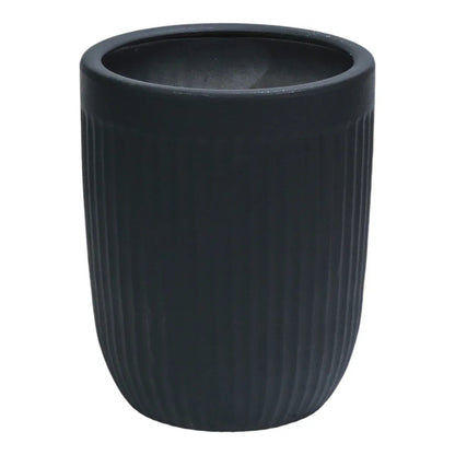 Ghiveci ecologic, Eco-friendly, Naimeed D6359, Mare, din materiale minerale, Negru, 48x40x40cm