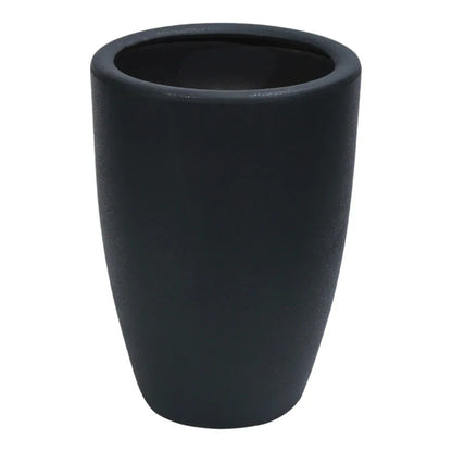 Ghiveci ecologic, Eco-friendly, Naimeed D6363, Mare, din materiale minerale, Negru, 48x39x39cm