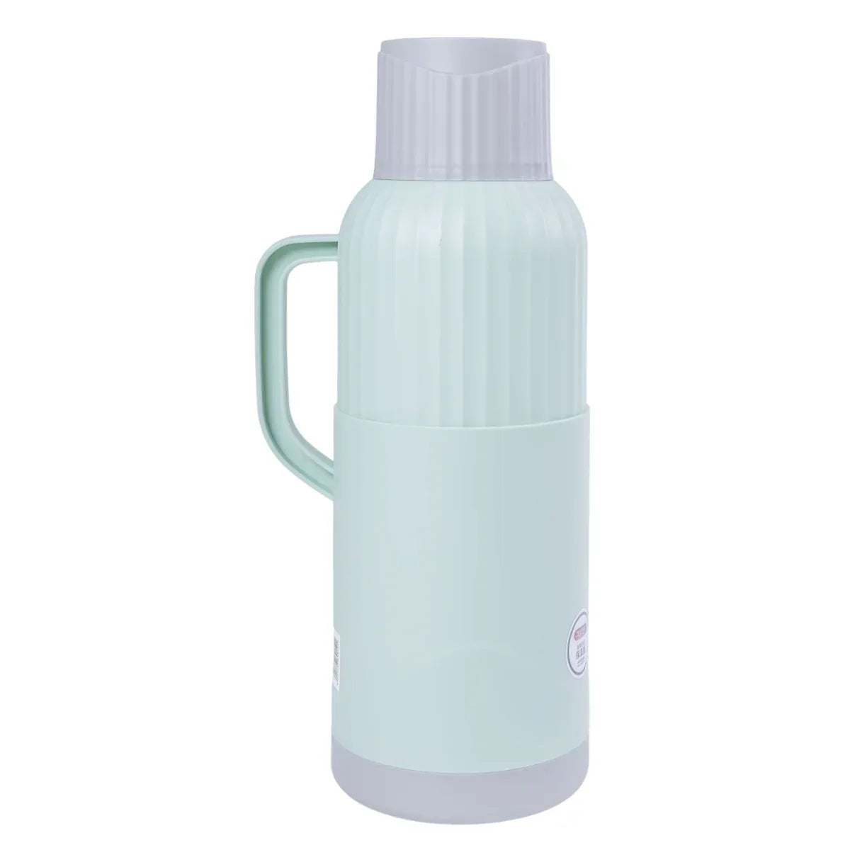 Termos, Naimeed D6422, pentru bauturi reci sau calde, Sticla si ABS, 2L, Turcoaz, 137x390x160mm