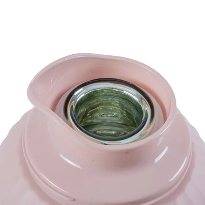 Termos, Naimeed D6423, pentru bauturi reci sau calde, Sticla si ABS, 3L, Roz, 165x480x162mm