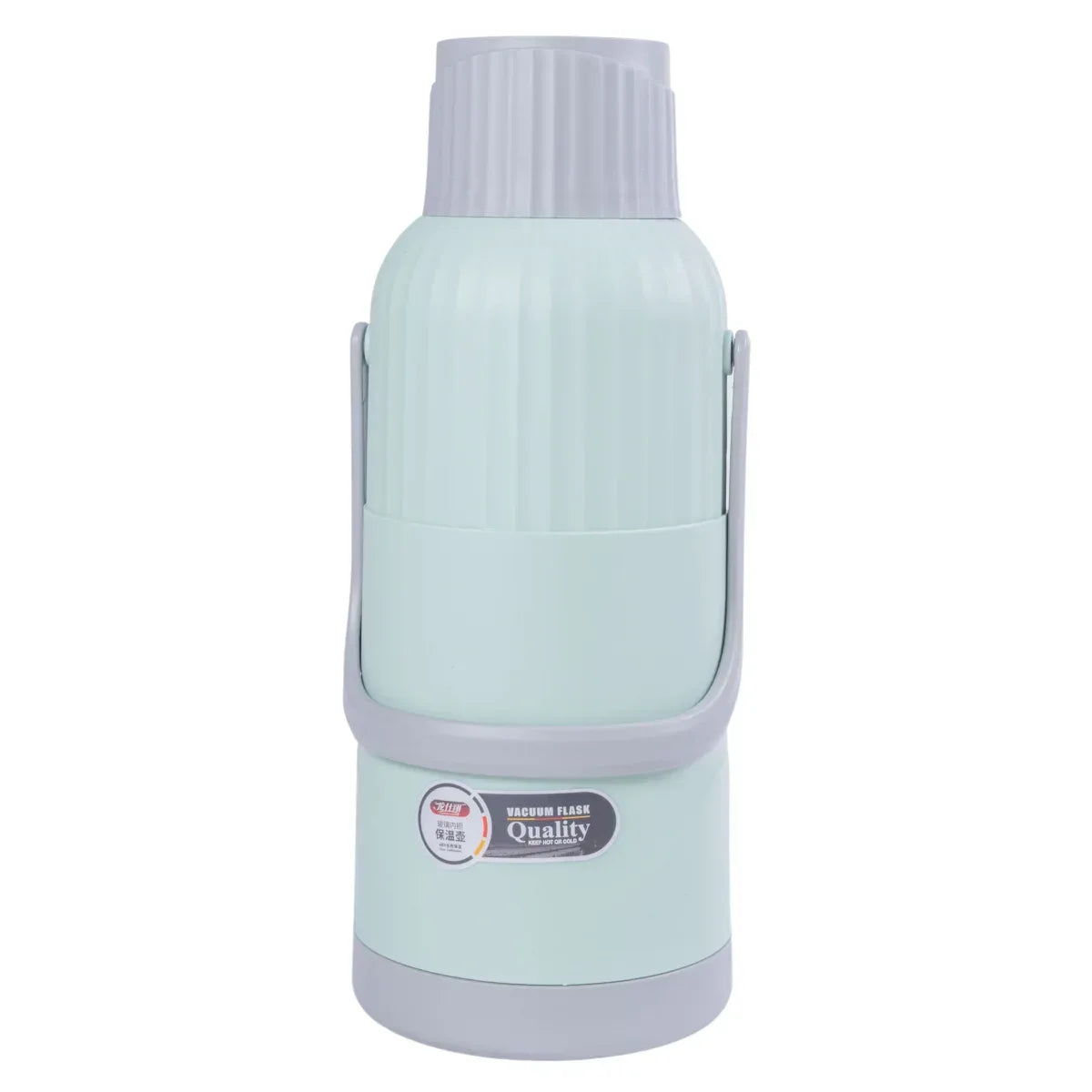 Termos, Naimeed D6423, pentru bauturi reci sau calde, Sticla si ABS, 3L, Turcoaz, 165x480x162mm