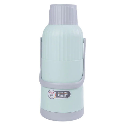 Termos, Naimeed D6423, pentru bauturi reci sau calde, Sticla si ABS, 3L, Turcoaz, 165x480x162mm