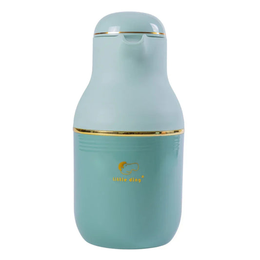 Termos, Naimeed D6429, pentru bauturi reci sau calde, Sticla si ABS, 1.6L, Verde 130x320x170mm