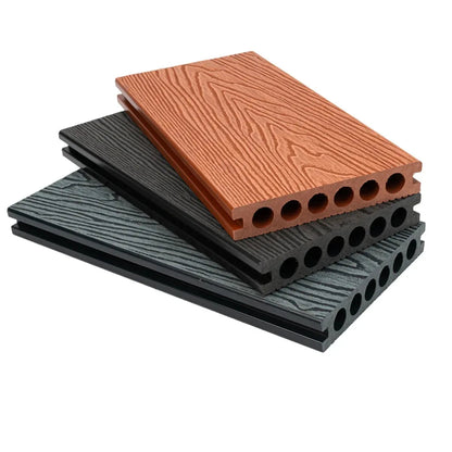 Pardoseala decking terasa din compozit WPC, Naimeed D7481, rezistenta sporita, 280x14x2.5cm, Stejar gri