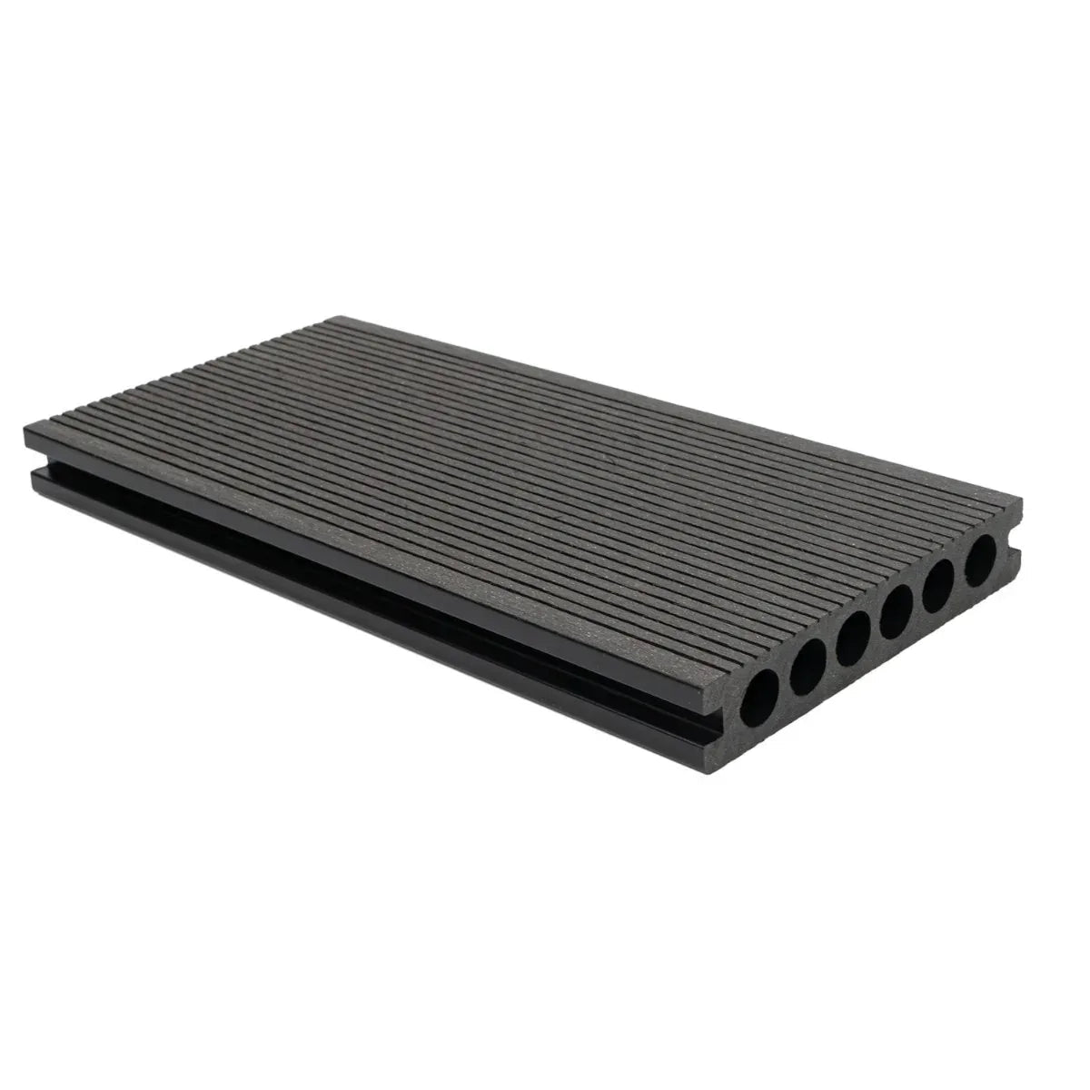 Pardoseala decking terasa din compozit WPC, Naimeed D6485, rezistenta sporita, 290x14x2.5cm, Negru