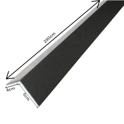 Cornier Perimetral coextrudat, WPC, Naimeed D6486, 290x5x4 cm, Negru