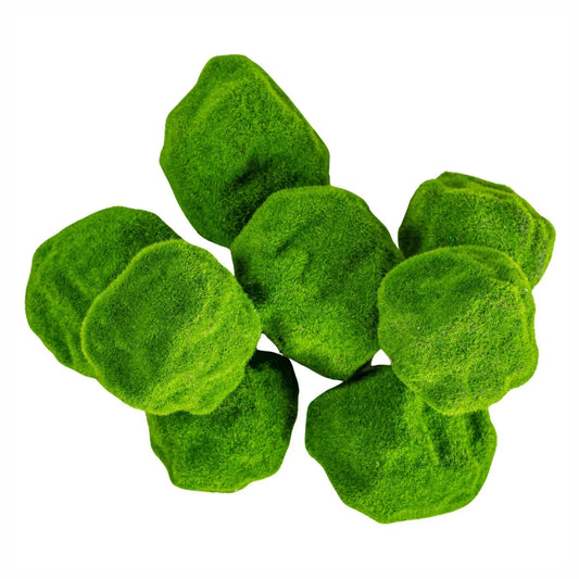 Set 8 x Pietre decorative din polistiren, aspect natural, usor de curatat, Naimeed D6527