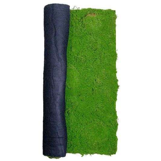 Covor muschi artificial de padure, Naimeed D6538, pentru decorare interioara sau exterioara, Verde, 1000x1000x20mm