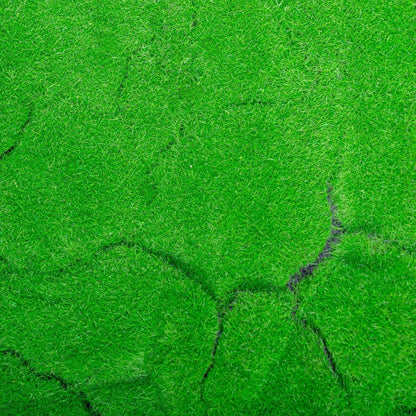 Covor muschi artificial de padure, Naimeed D6540, pentru decorare interioara sau exterioara, Verde, 1000x1000x20mm