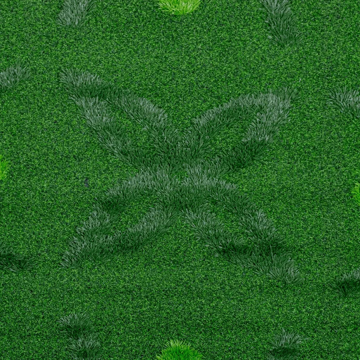 Covor gazon artificial, Naimeed D6546,  pentru decorare interioara sau exterioara, Verde, 1000x900x20mm