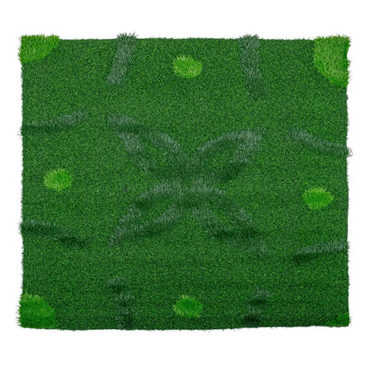 Covor gazon artificial, Naimeed D6546,  pentru decorare interioara sau exterioara, Verde, 1000x900x20mm