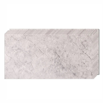 Set 6 panouri decorative, Naimeed D6577, Autoadeziv, aspect mat, suprafata acoperita 1.08 mp, 30x60 cm, Gri