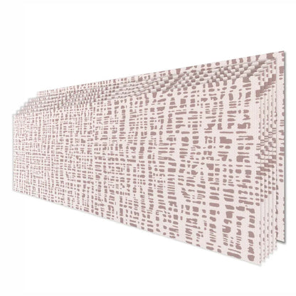 Set 6 panouri decorative, Naimeed D6580, Autoadeziv, aspect mat, suprafata acoperita 1.08 mp, 30x60 cm, Maro