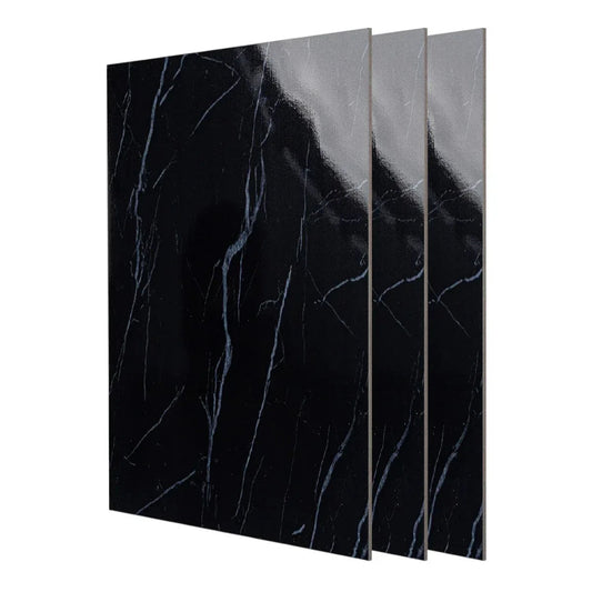 Set 3 panouri cristal carbon, Naimeed D6643, ultrarezistent, flexibil, ignifug, 120x89cm, 5mm grosime, tehnologie moderna, rezistent la umezeala