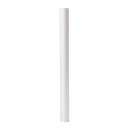Set 5 Bagheta decorativa, polimer rigid, Naimeed D6694, Alb, 230x2.5x1.5cm