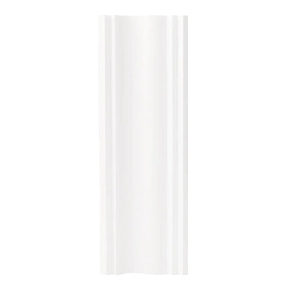 Set 5 plinte decorative, polimer rigid, Naimeed D6697, Alb, 2300x120x15mm
