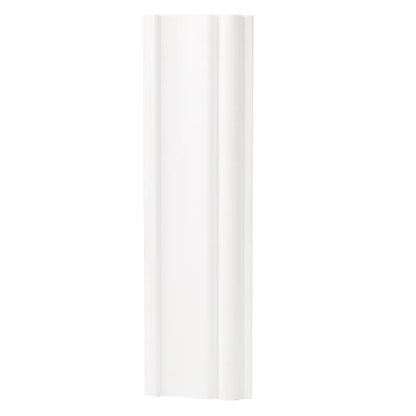 Set 5 plinte decorative, polimer rigid, Naimeed D6698, Alb, 2300x85x25mm