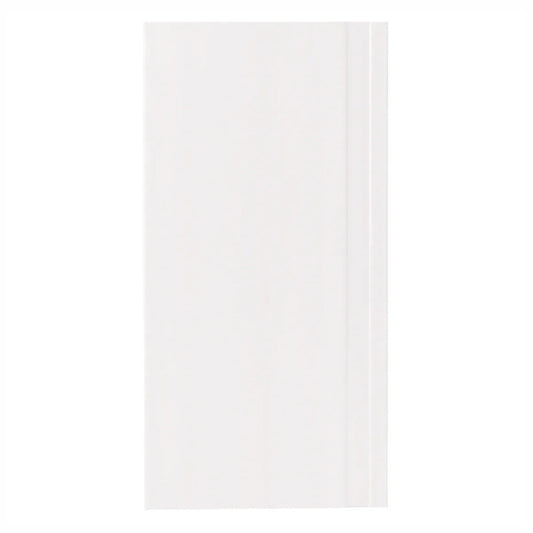 Set 5 plinte decorative, polimer rigid, Naimeed D6700, Alb, 2300x150x15mm