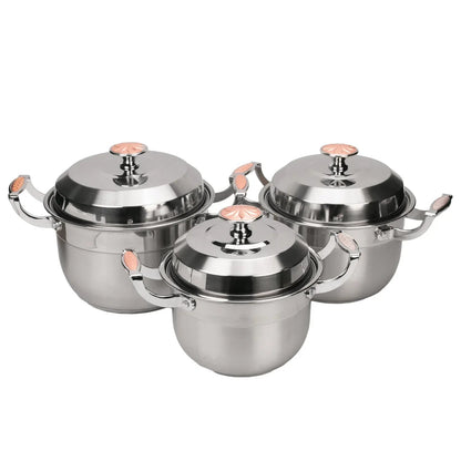 Set oale 6 piese, Naimeed D6714, Inox, capac Inox