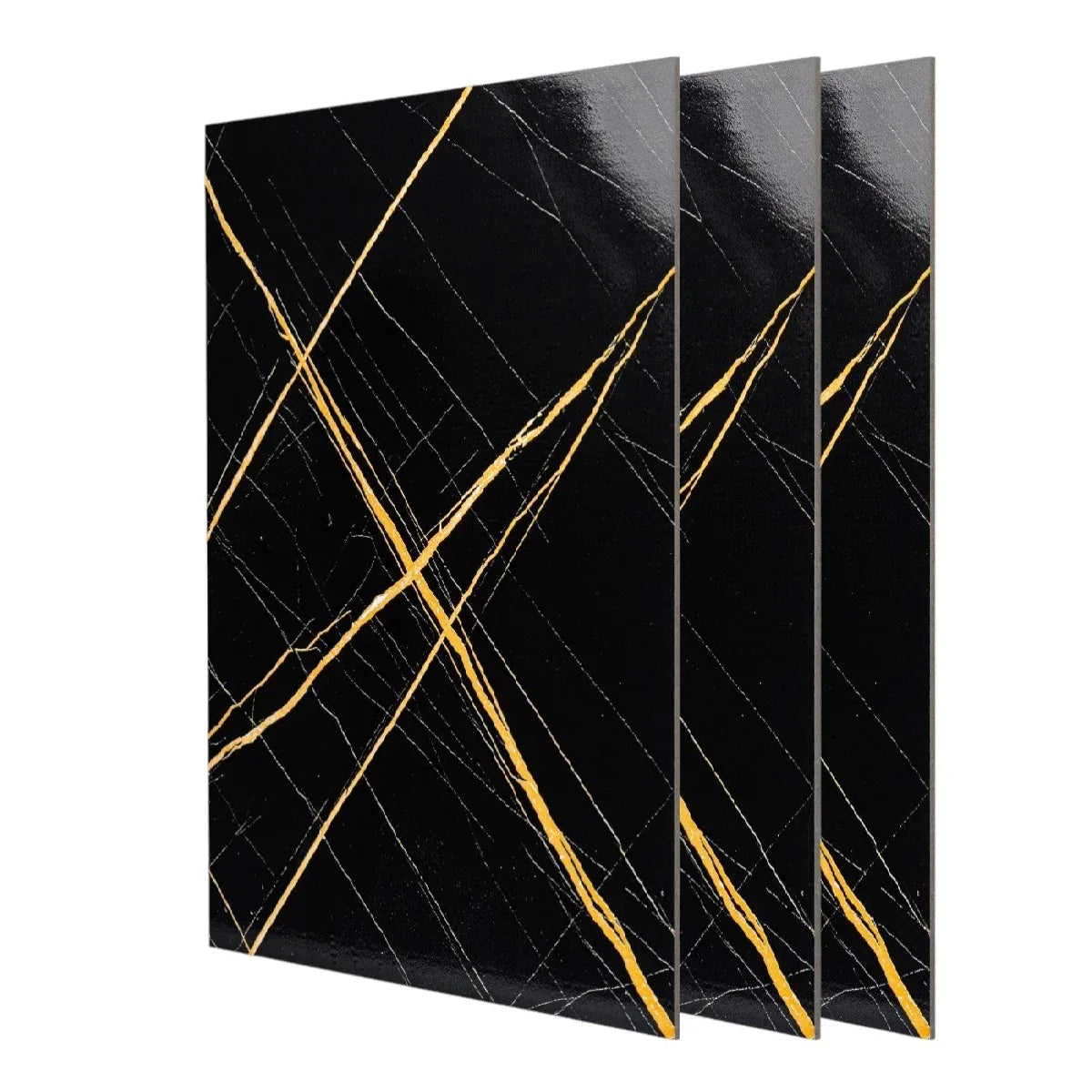 Set 3 panouri cristal carbon, Naimeed D6727, ultrarezistent, flexibil, 120x89cm, 5mm grosime, tehnologie moderna, rezistent la umezeala