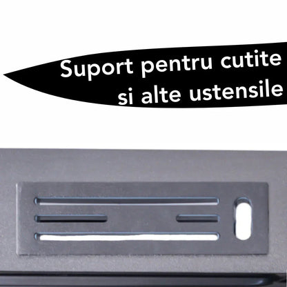Chiuveta multifunctionala Smart Cuisine, cu accesorii incluse, Naimeed D6747, functii multiple, otel inoxidabil, Gri, 210x750x460mm