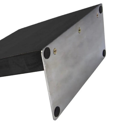 Set 4 cutite profesionale cu suport magnetic, Naimeed D6832, Negru