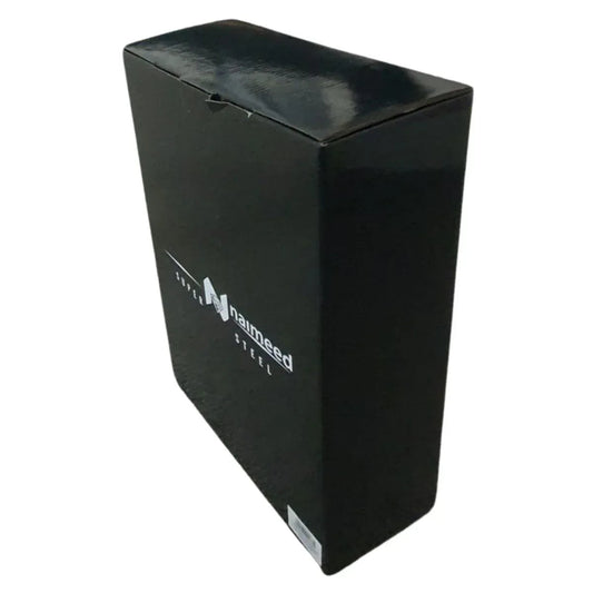 Set 4 cutite profesionale cu suport magnetic, Naimeed D6832, Negru