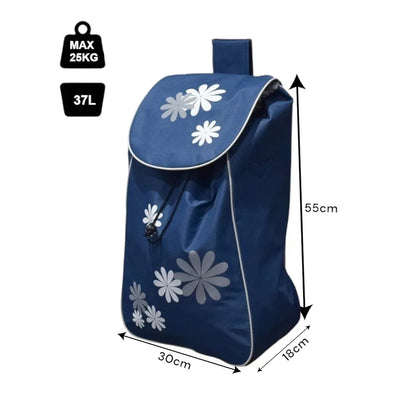 Husa rezerva, Naimeed D6875, pentru carucioarele de cumparaturi, orginal pentru carut modelul D4942, 37 L, Albastru