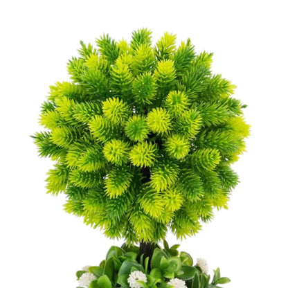 Copac artificial, tip Conifer, cu ghiveci, Naimeed D6917, 24x8.8 cm, Verde
