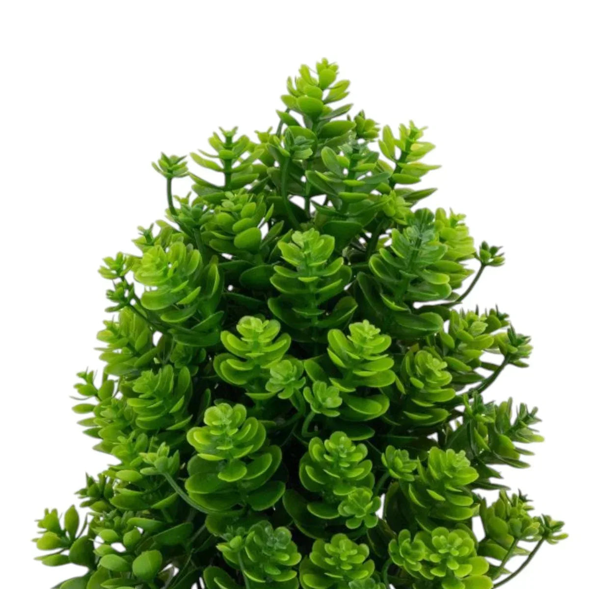 Planta artificiala, tip Kalanchoe, cu ghiveci, Naimeed D6922, 24x8.8 cm, Verde