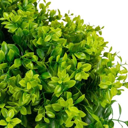 Planta decorativa artificiala, fara ghiveci, tip Buxus, Naimeed D6966, 80x40 cm, Verde
