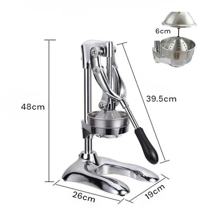 Presa manuala pentru citrice, Naimeed D7006, 48x26x19.5cm, Argintiu