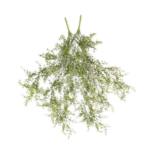 Set 2 plante artificiale curgatoare, 7 fire, lungime 75cm, Naimeed D7013, Verde inchis
