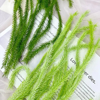 Set 2 plante artificiale curgatoare, 7 fire, lungime 72cm, Naimeed D7015, Verde