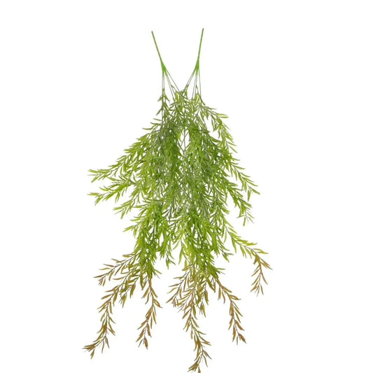 Set 2 plante artificiale curgatoare, 5 fire, lungime 85cm, Naimeed D7016, Rosu