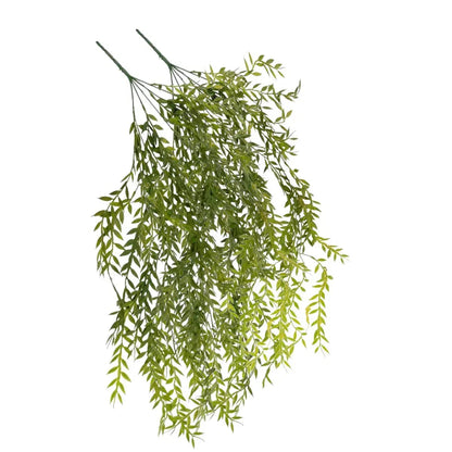 Set 2 plante artificiale curgatoare, 5 fire, lungime 85cm, Naimeed D7017, Verde