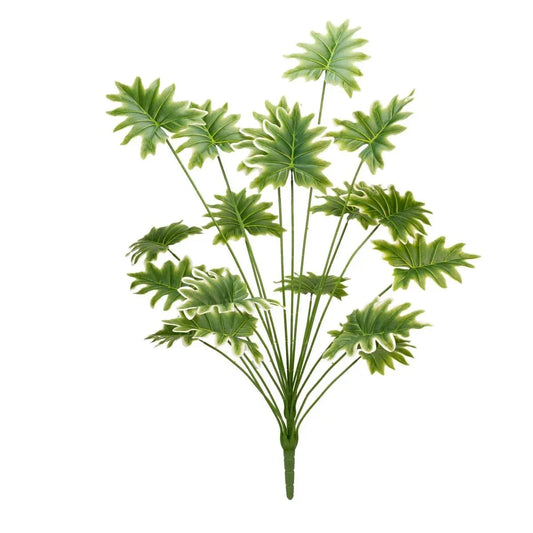 Planta decorativa artificiala, fara ghiveci, tip Philodendron , Naimeed D7028, 90 cm, Verde