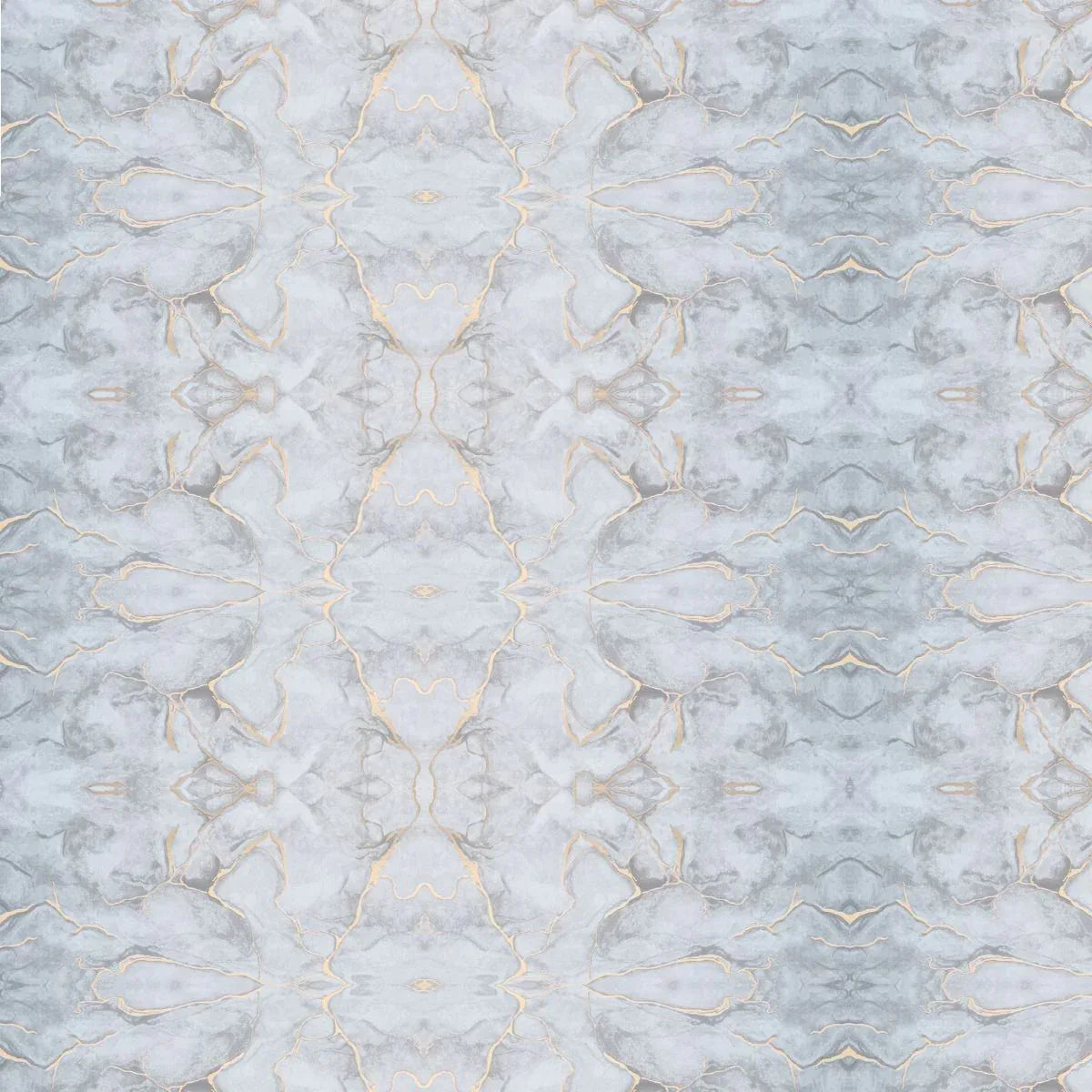 Set 6 panouri decorative autoadezive cu folie de aluminiu, efect marmura,  suprafata acoperita 1.08 m², Naimeed D7106, 60x30 cm, Gri