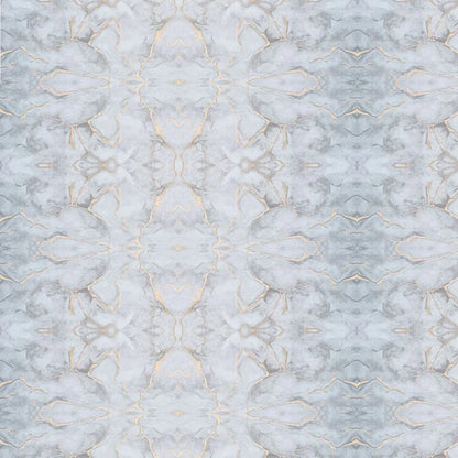 Set 6 panouri decorative autoadezive cu folie de aluminiu, efect marmura,  suprafata acoperita 1.08 m², Naimeed D7106, 60x30 cm, Gri