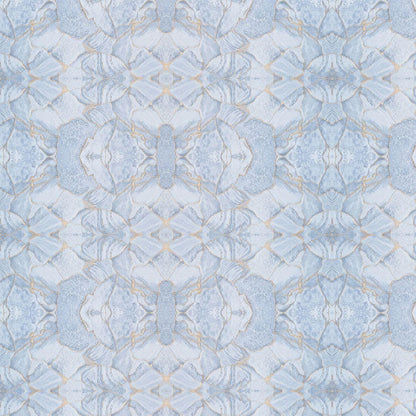Set 6 panouri decorative autoadezive cu folie de aluminiu, efect marmura,  suprafata acoperita 1.08 m², Naimeed D7112, 60x30 cm, Albastru