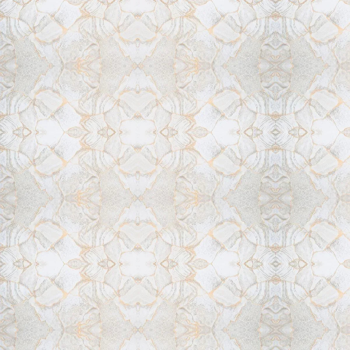 Set 6 panouri decorative autoadezive cu folie de aluminiu, efect marmura,  suprafata acoperita 1.08 m², Naimeed D7113, 60x30 cm, Bej/Gri