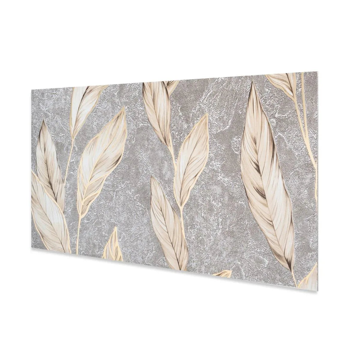 Set 6 panouri decorative autoadezive cu folie de aluminiu, efect marmura,  suprafata acoperita 1.08 m², Naimeed D7114, 60x30 cm, Gri