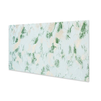 Set 6 panouri decorative autoadezive cu folie de aluminiu, efect marmura,  suprafata acoperita 1.08 m², Naimeed D7117, 60x30 cm, Verde