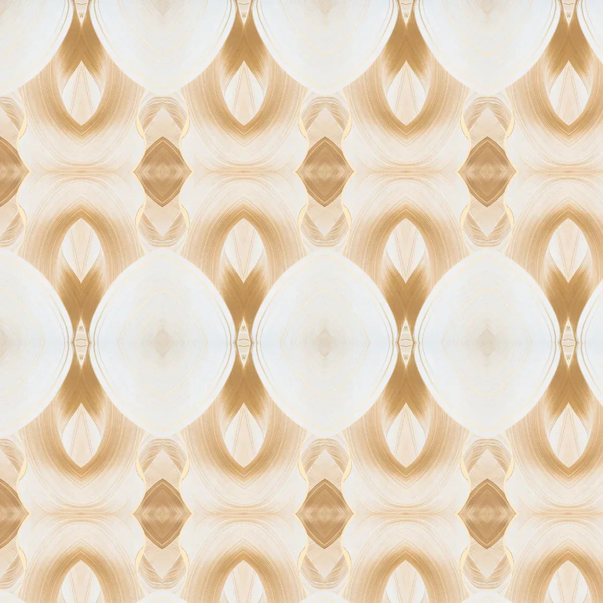 Set 6 panouri decorative autoadezive cu folie de aluminiu, efect marmura,  suprafata acoperita 1.08 m², Naimeed D7119, 60x30 cm, Crem